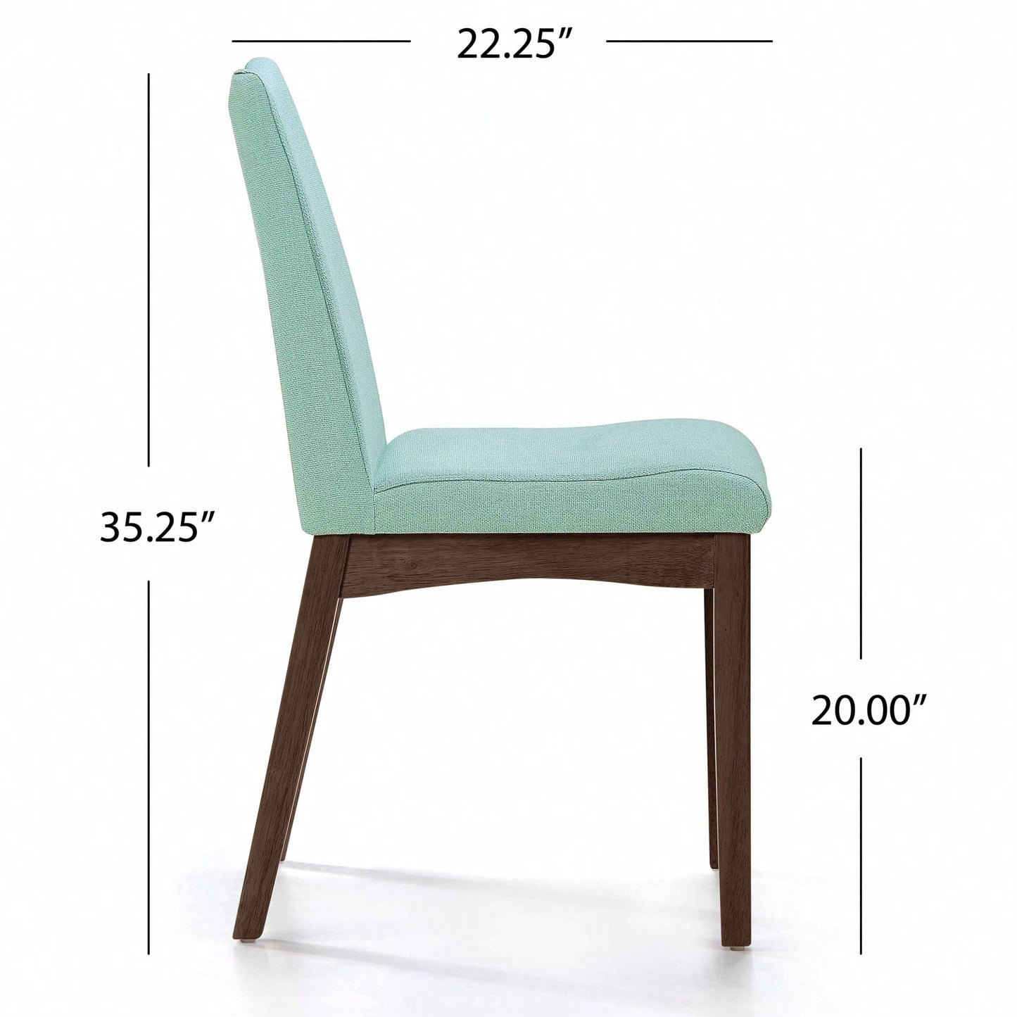 Elegant Set Of 2 Dining Chairs With Comfortable Upholstery And Modern Design For Home Or Office Use
