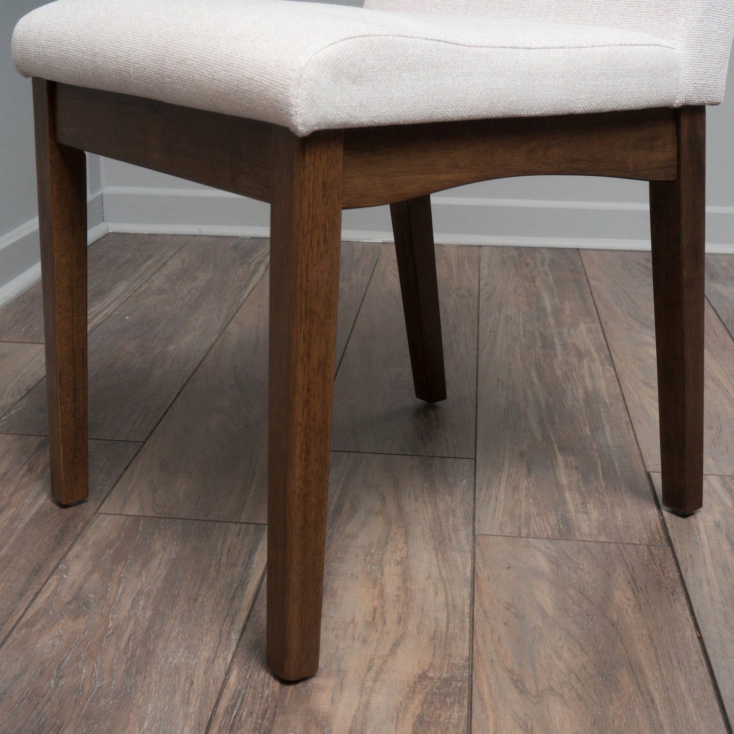 Elegant Set Of 2 Dining Chairs With Comfortable Upholstery And Modern Design For Home Or Office Use