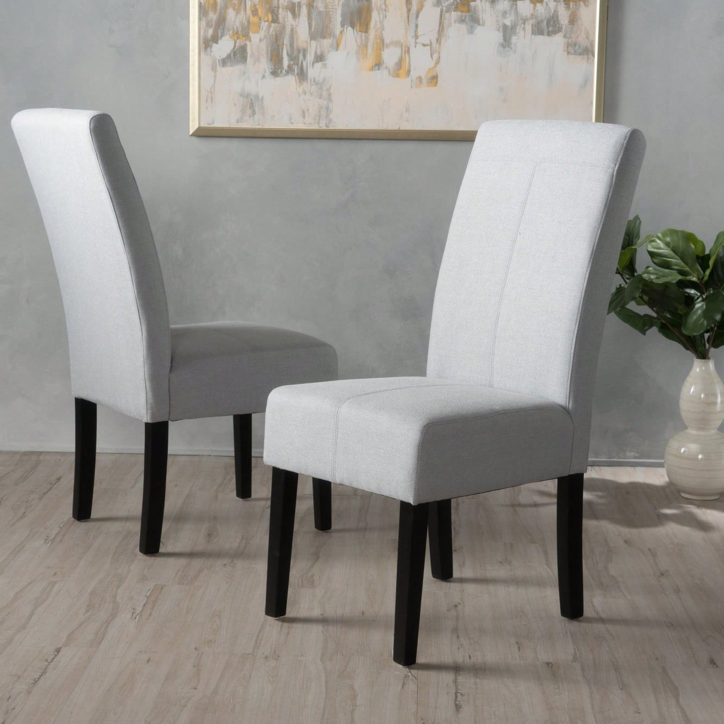 Elegant Contemporary Dining Chair With Comfortable Upholstery And Sturdy Frame