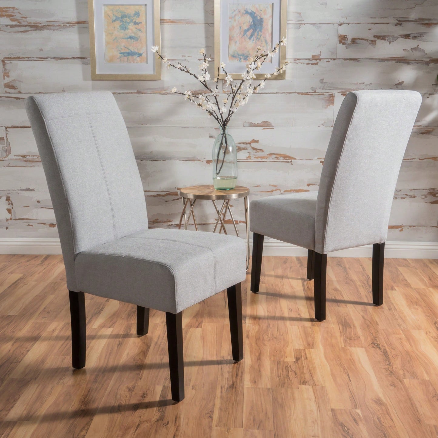 Elegant Contemporary Dining Chair With Comfortable Upholstery And Sturdy Frame