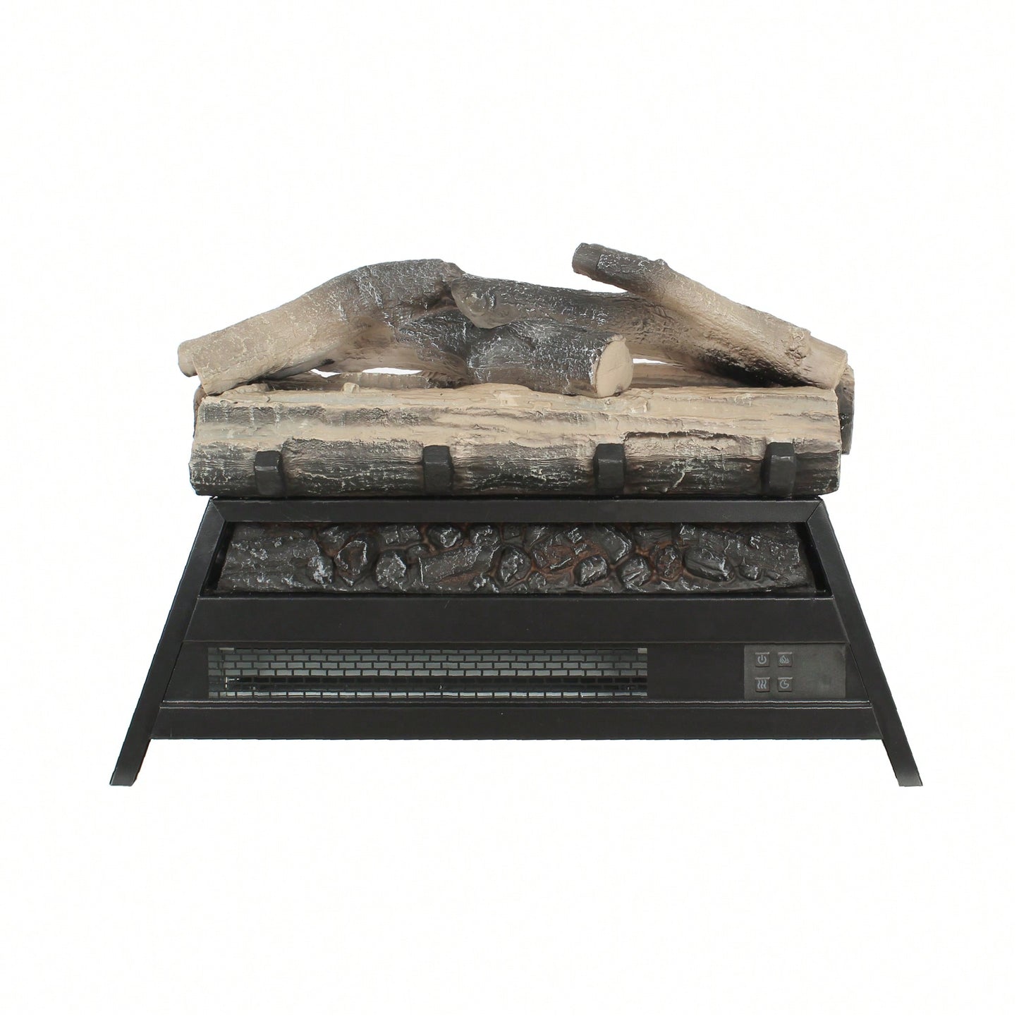 23 Inch Electric Fireplace Insert With 3D Log Set And Heater For Indoor Use