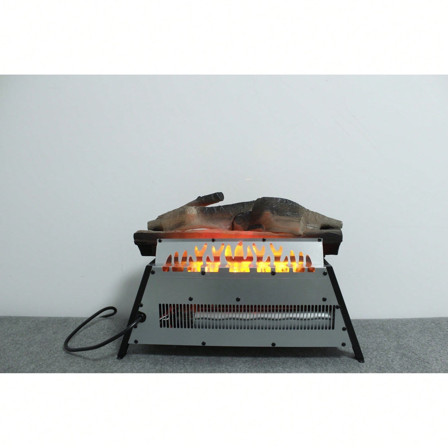 23 Inch Electric Fireplace Insert With 3D Log Set And Heater For Indoor Use