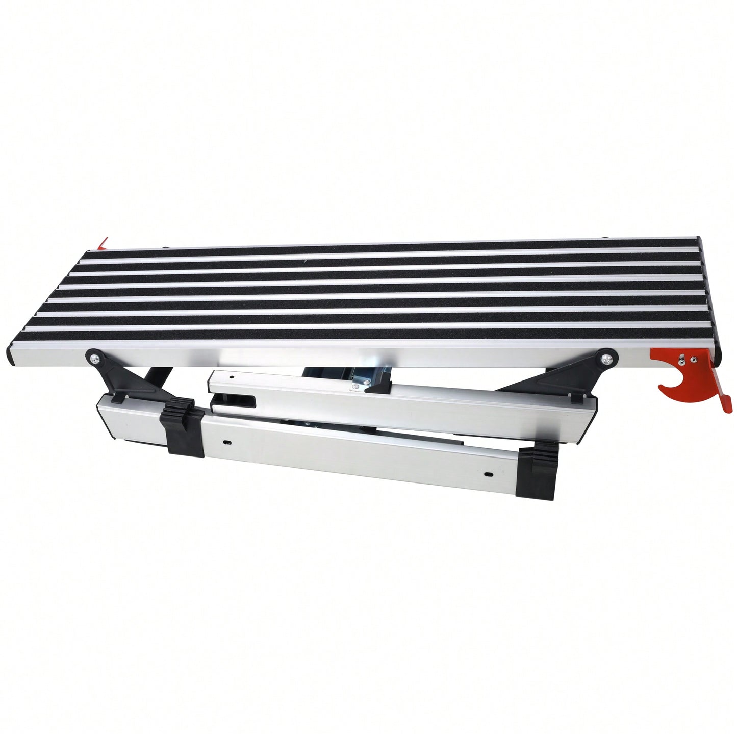 Heavy-Duty Aluminum Folding Work Bench And Stool Ladder With Non-Slip Surface 330lbs Capacity
