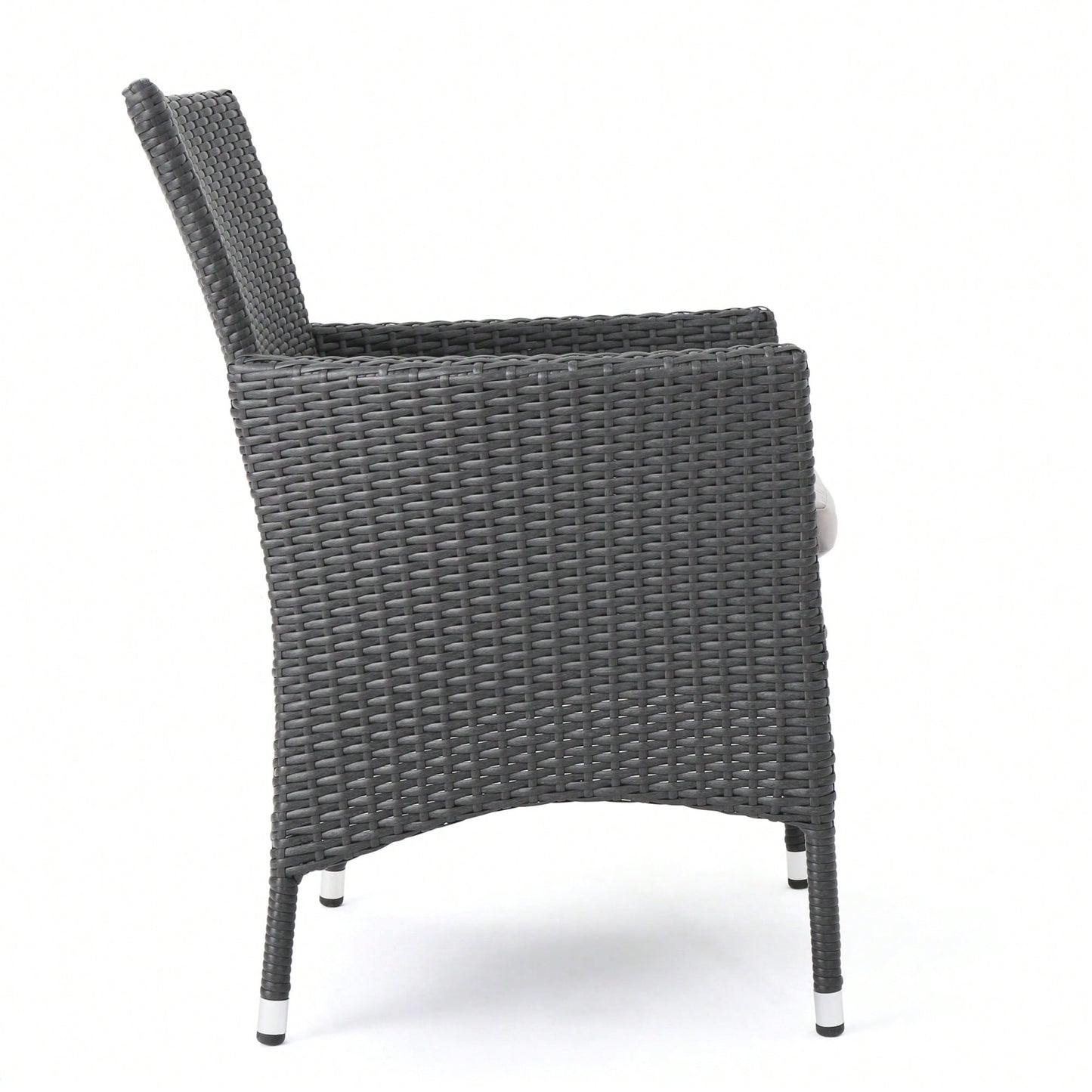 Set Of 2 Modern Dining Chairs Stylish Upholstered Seat With Wooden Legs For Home And Kitchen
