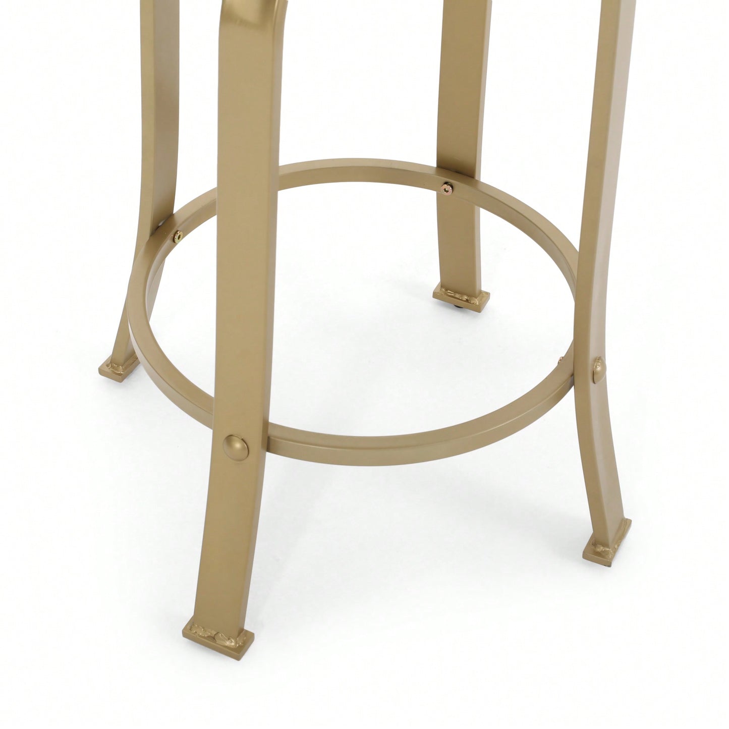Set Of 2 Modern Counter Stools For Kitchen Island Or Bar Height Seating