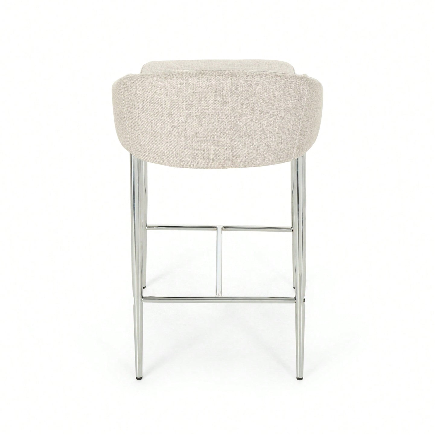 Set Of 2 Modern Counter Stools For Kitchen Island Or Bar Height Seating