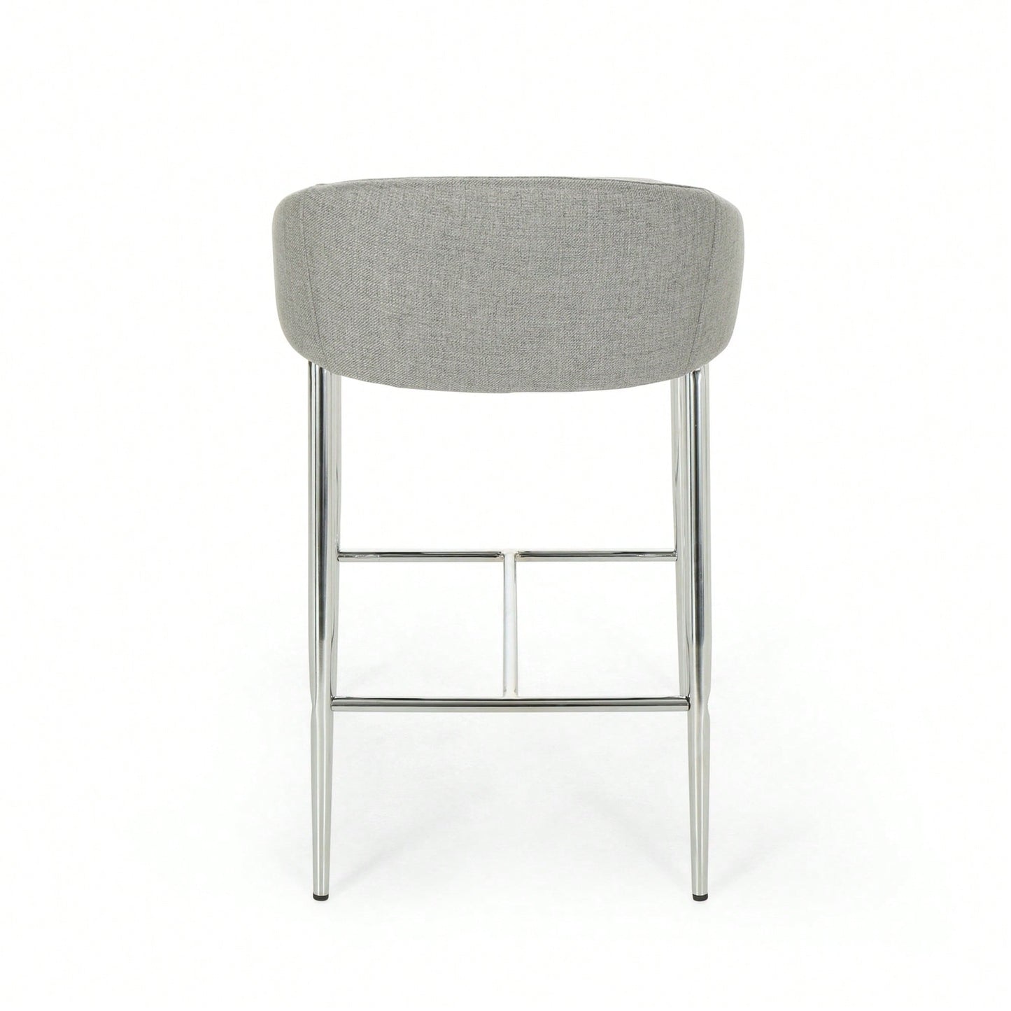 Set Of 2 Modern Counter Stools For Kitchen Island Or Bar Height Seating