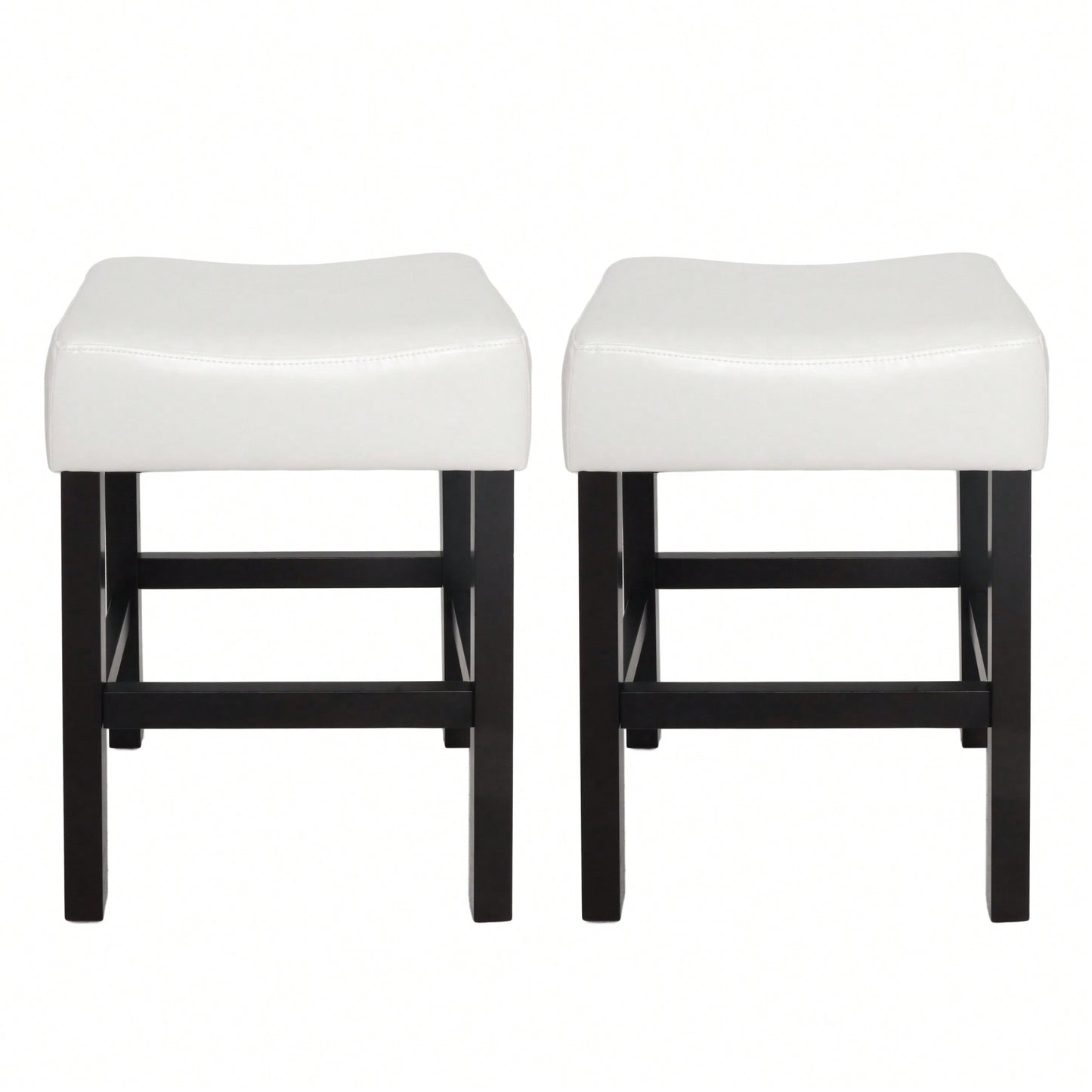 Set Of 2 Backless Counter Stools For Modern Kitchen And Dining Spaces