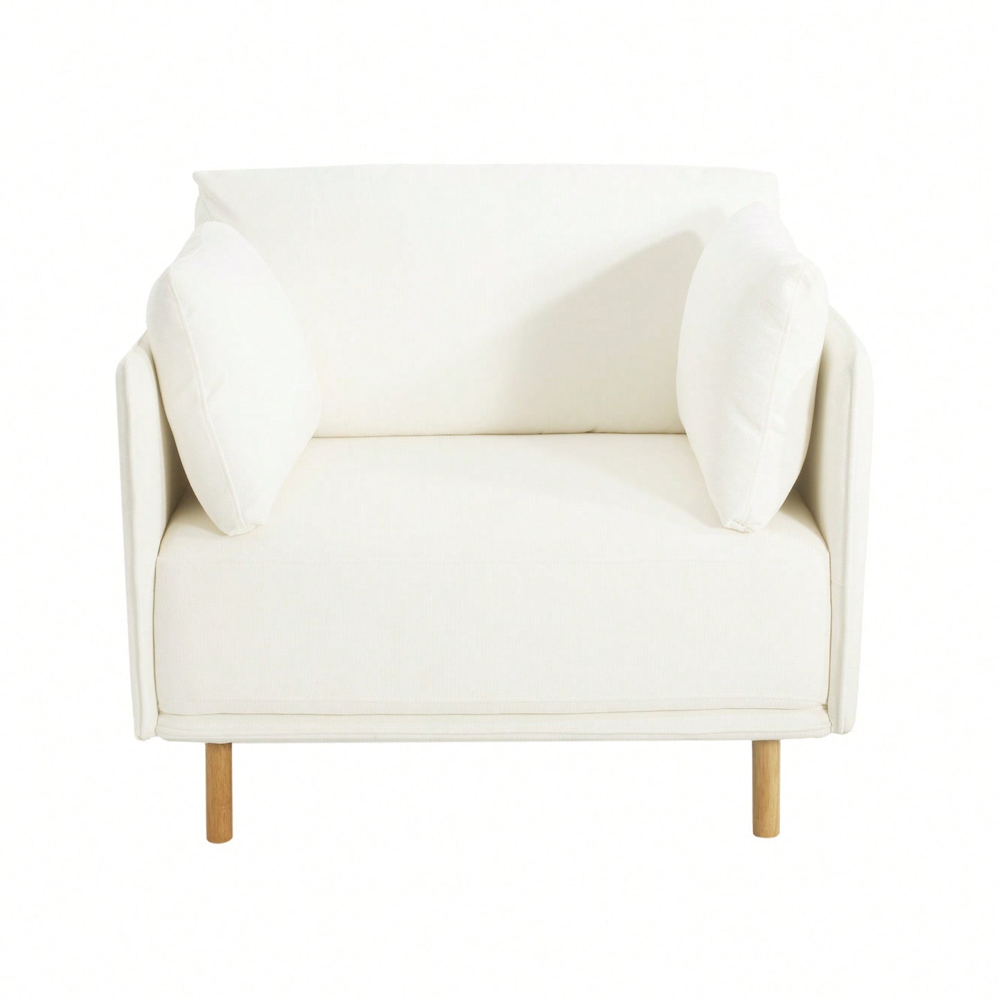 Stylish 39 Inch Upholstered Accent Chair With Plush Cushions And Elegant Armrests For Cozy Living Room Bedroom Or Office Lounge Seating