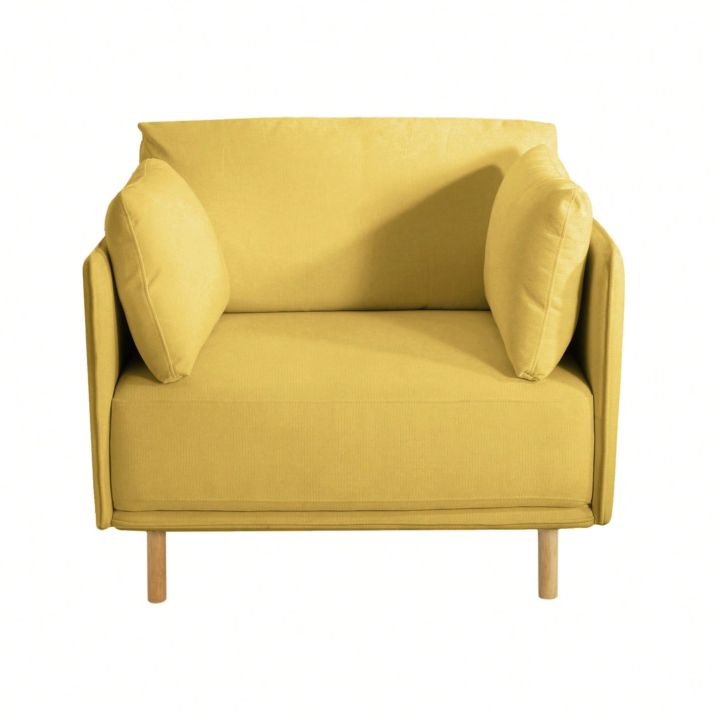 Stylish 39 Inch Upholstered Accent Chair With Plush Cushions And Elegant Armrests For Cozy Living Room Bedroom Or Office Lounge Seating