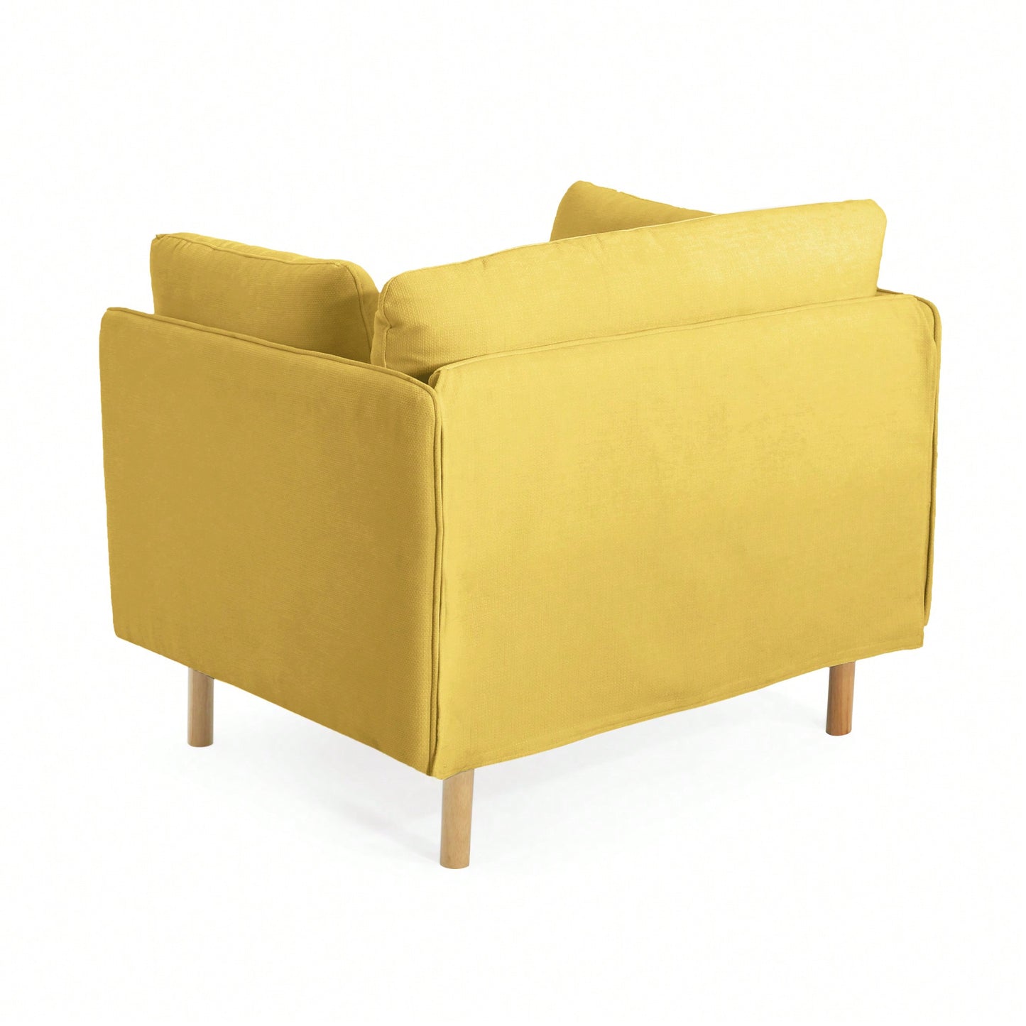 Stylish 39 Inch Upholstered Accent Chair With Plush Cushions And Elegant Armrests For Cozy Living Room Bedroom Or Office Lounge Seating