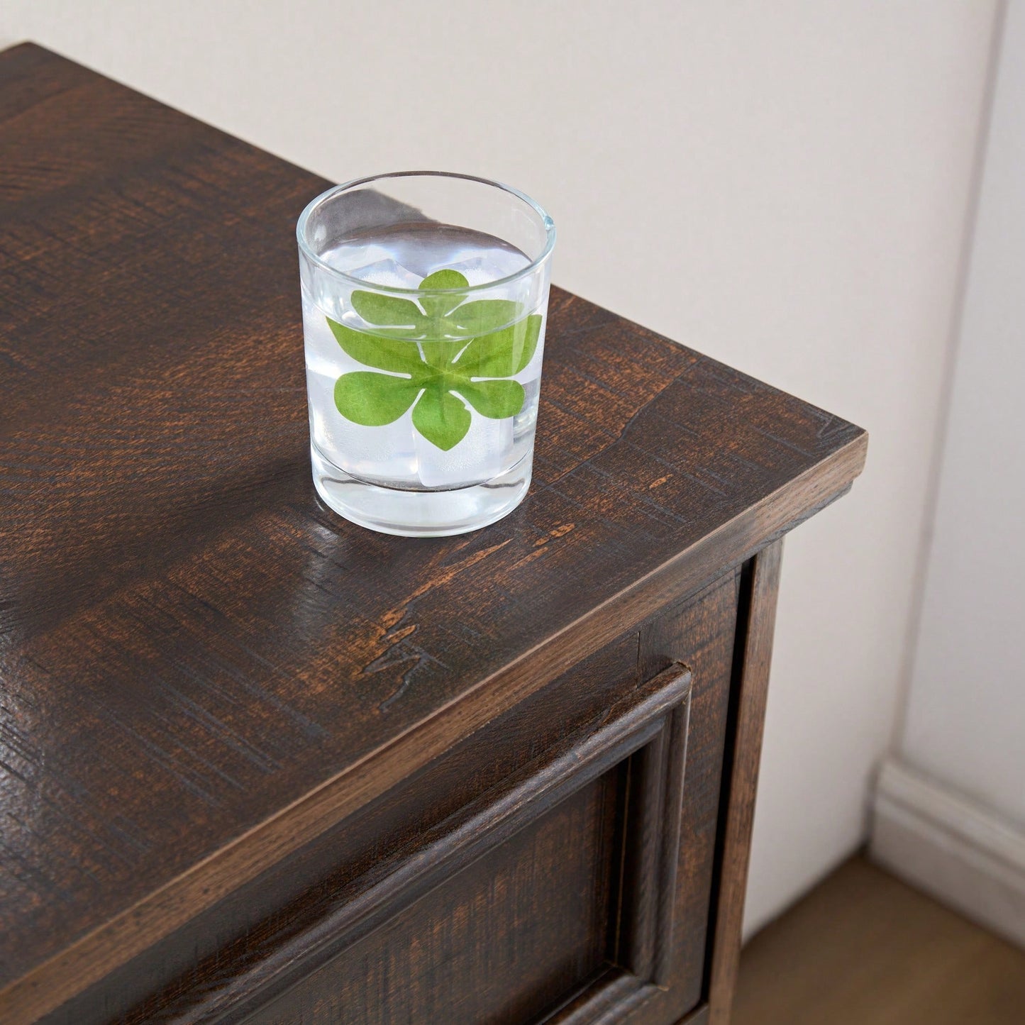 Farmhouse Style Liquor Cabinet With Drawers And Removable Wine Racks For Kitchen And Dining Room, Espresso Finish