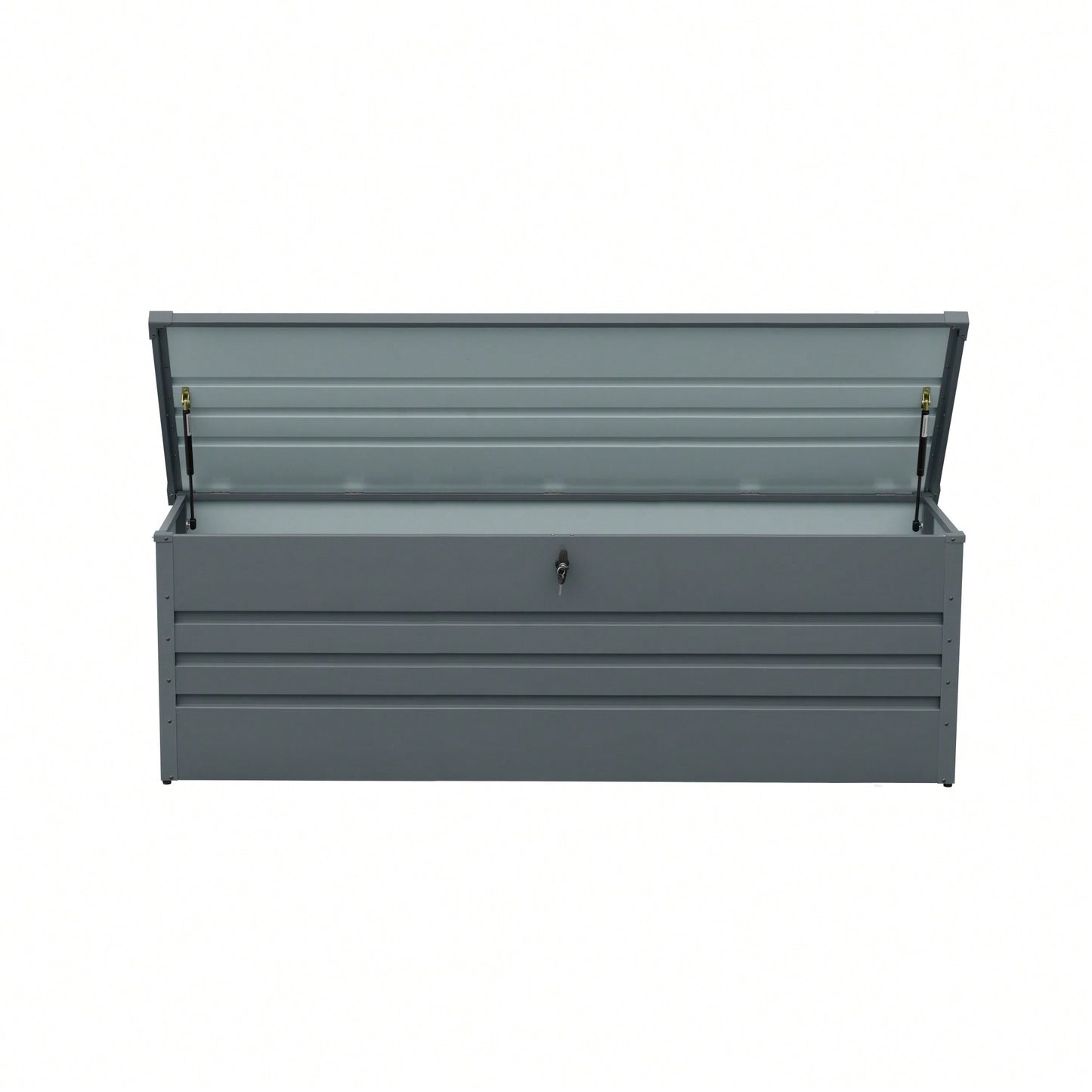 Extra Large Waterproof Outdoor Deck Box For Patio Furniture Cushions And Garden Tools Dark Gray