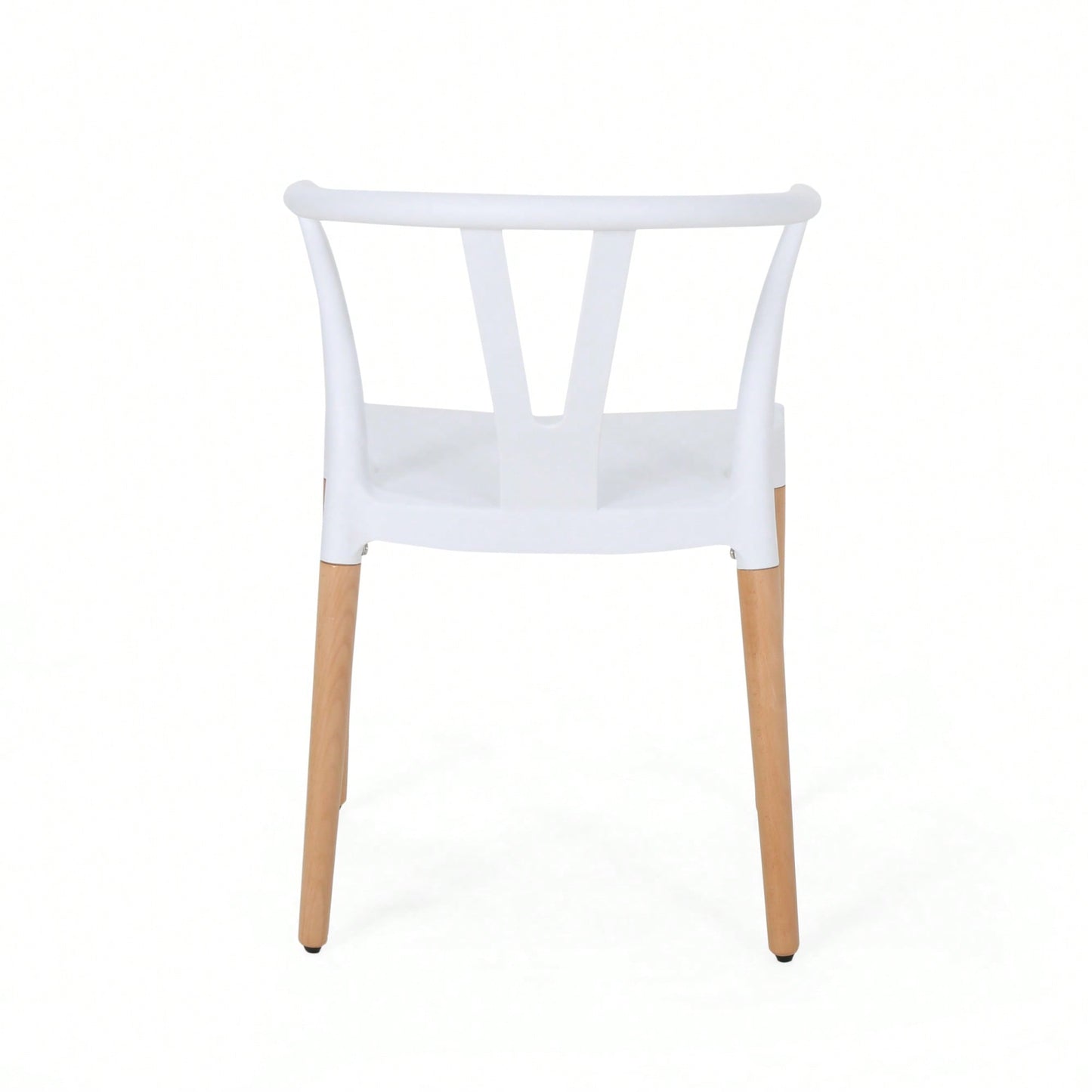 Set Of 2 Modern Plastic Dining Chairs For Home And Kitchen Use