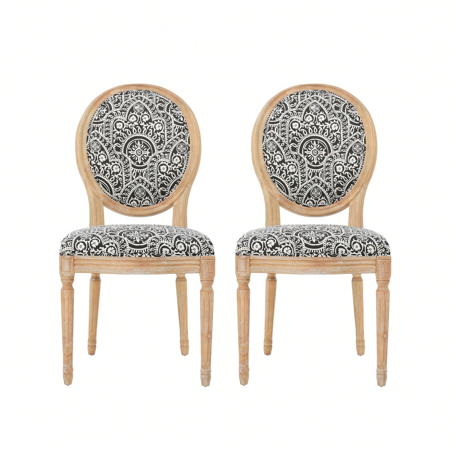 Set Of 2, Elegant Dining Chair Set For Modern Interiors - Comfortable And Stylish Seating For Home Or Restaurant