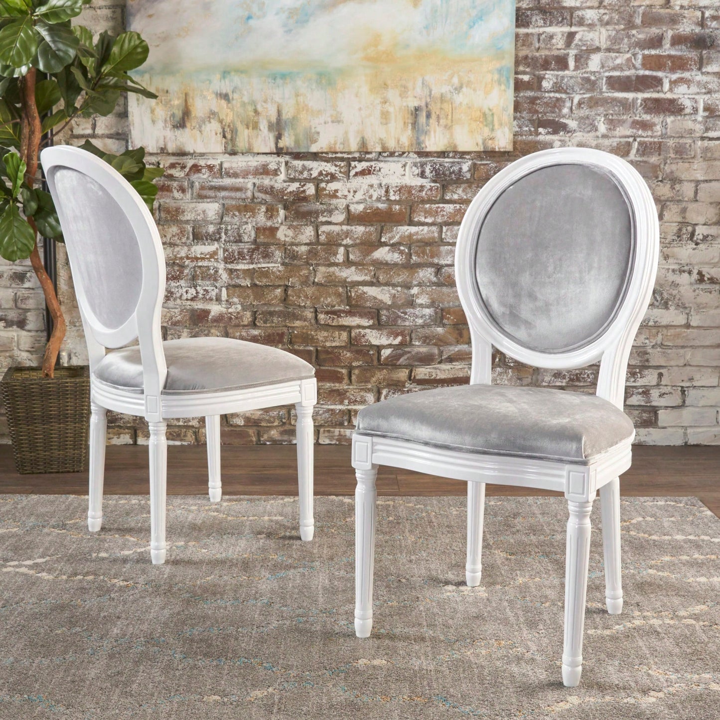 Set Of 2, Elegant Dining Chair Set For Modern Interiors - Comfortable And Stylish Seating For Home Or Restaurant