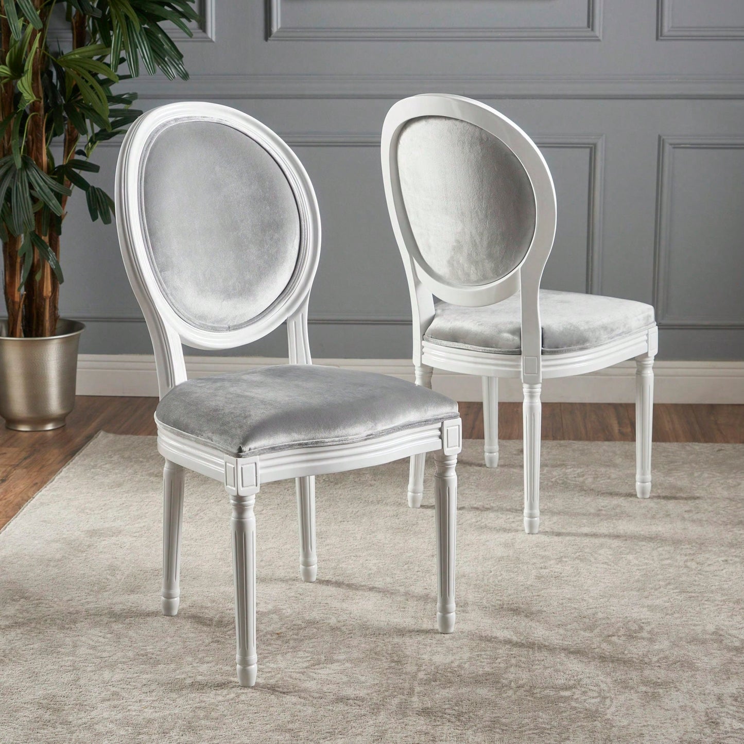 Set Of 2, Elegant Dining Chair Set For Modern Interiors - Comfortable And Stylish Seating For Home Or Restaurant