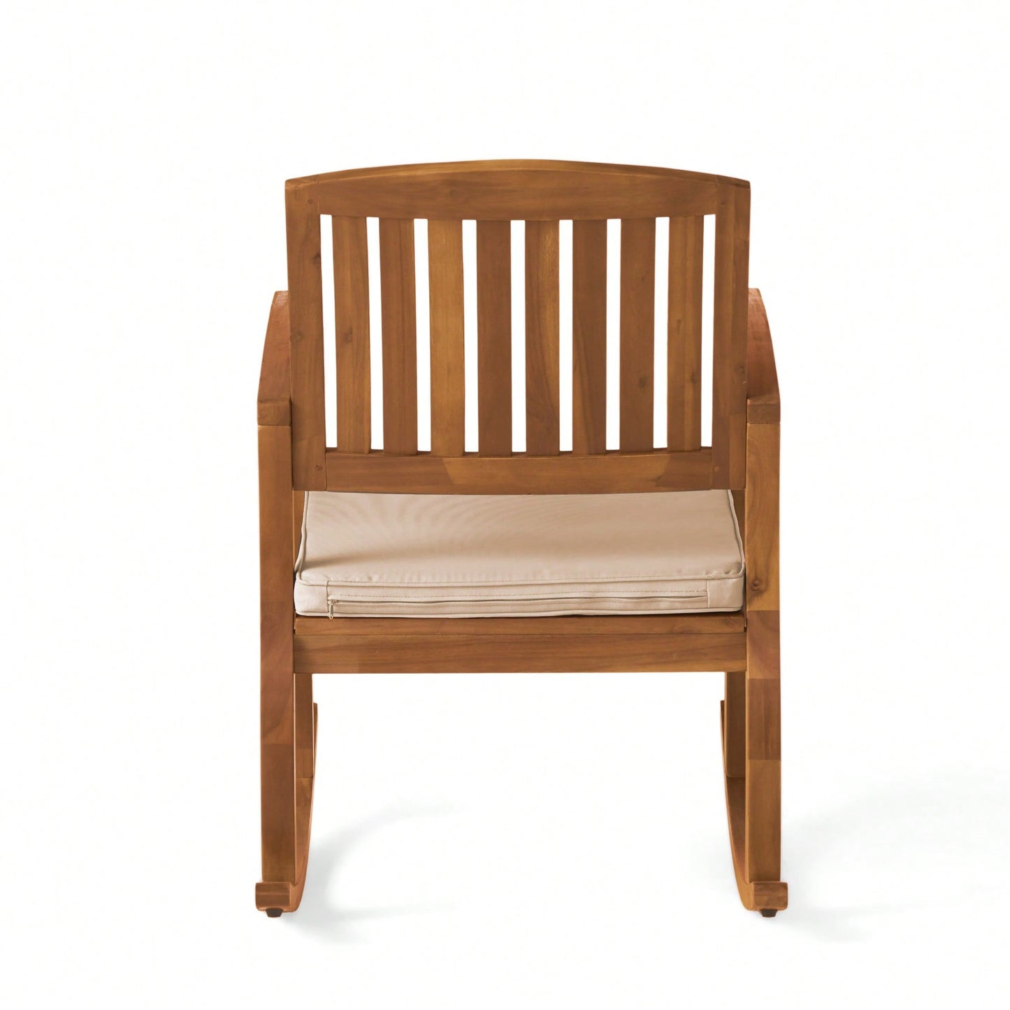 Comfortable Rocking Chair With Soft Cushion For Relaxation And Style