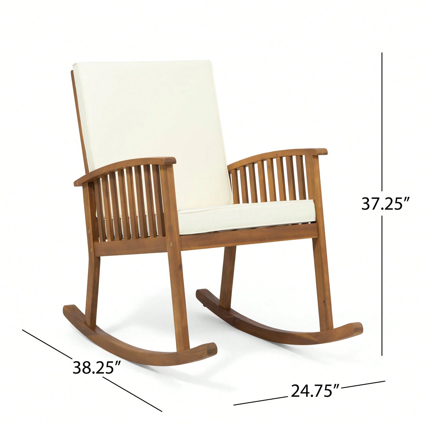 Comfortable Wooden Rocking Chair For Relaxation And Style