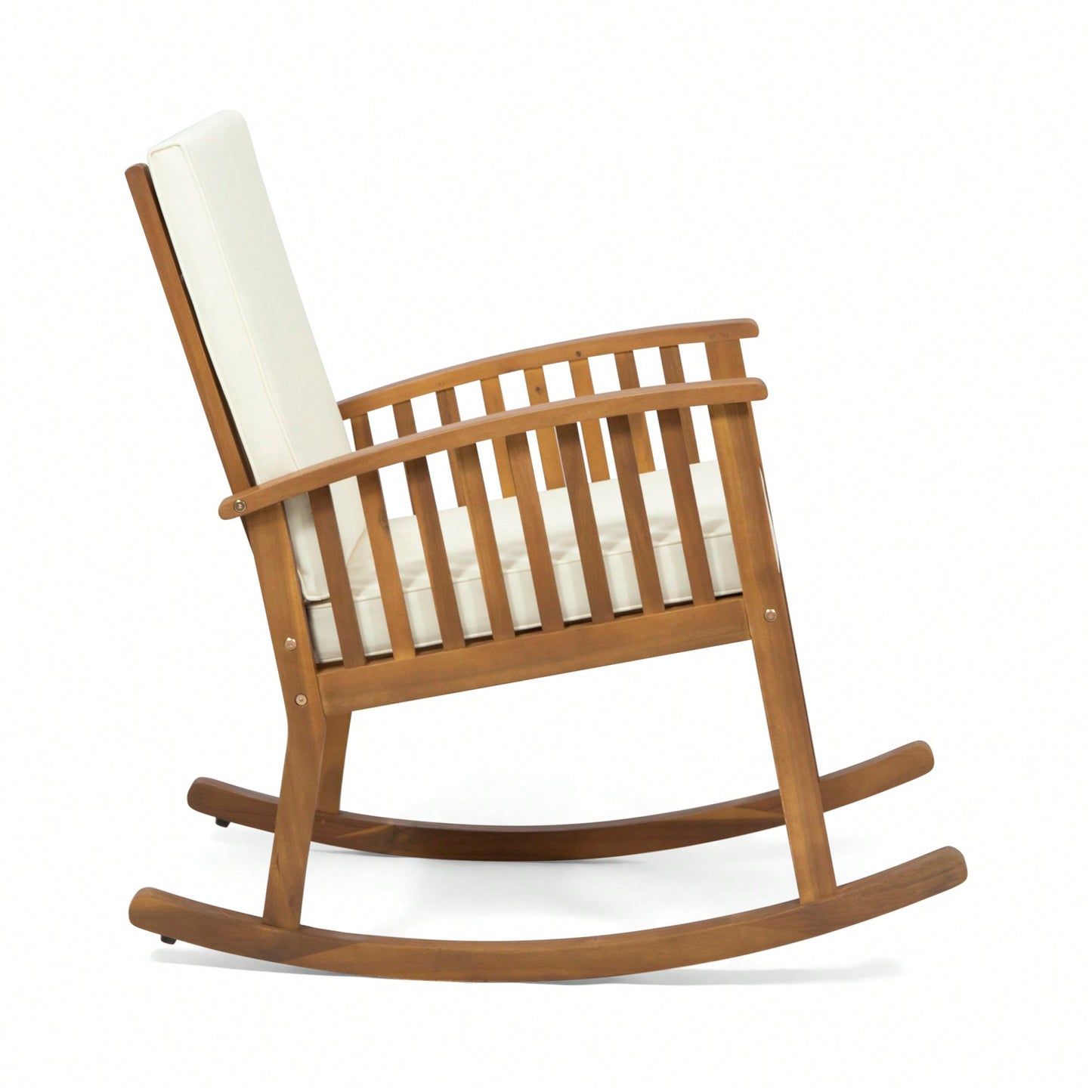Comfortable Wooden Rocking Chair For Relaxation And Style