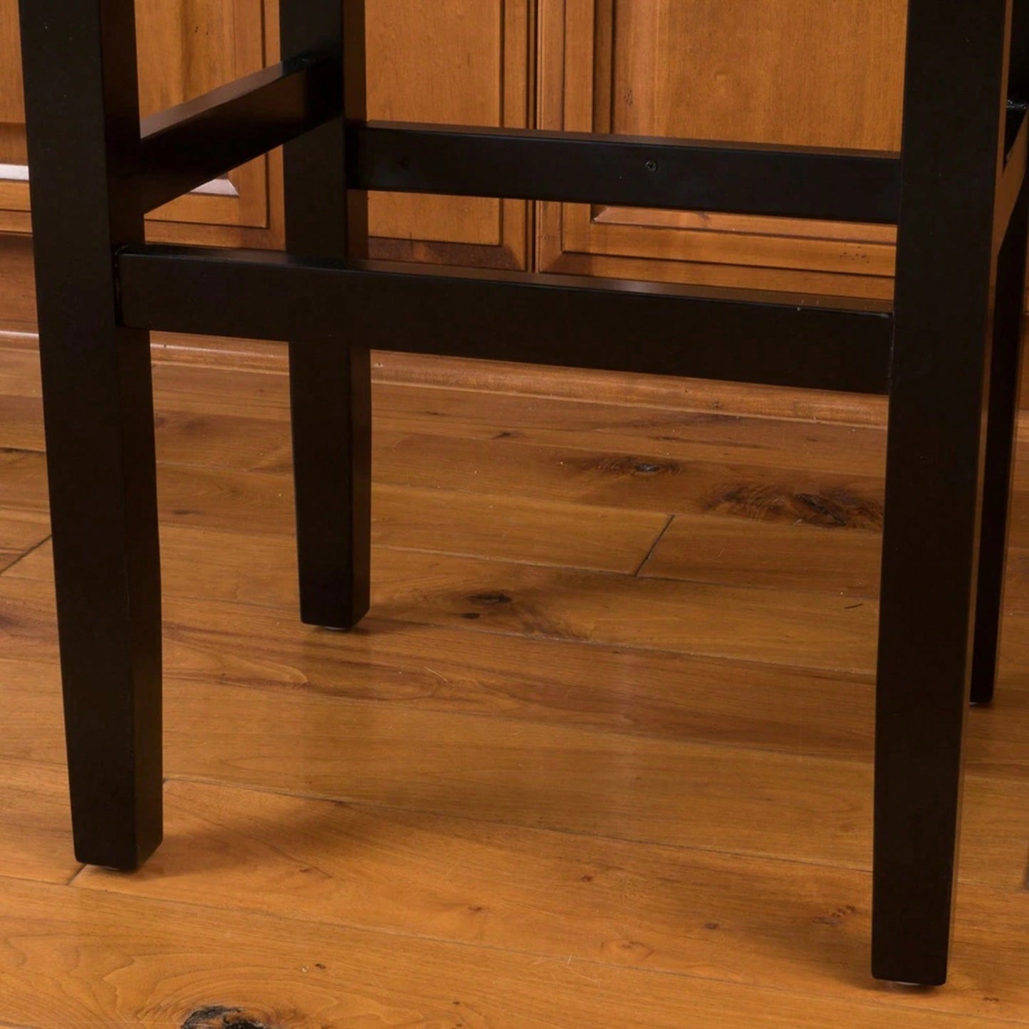 30-Inch Backless Brown Leather Counter Stool Set Of 2 For Kitchen And Dining Use