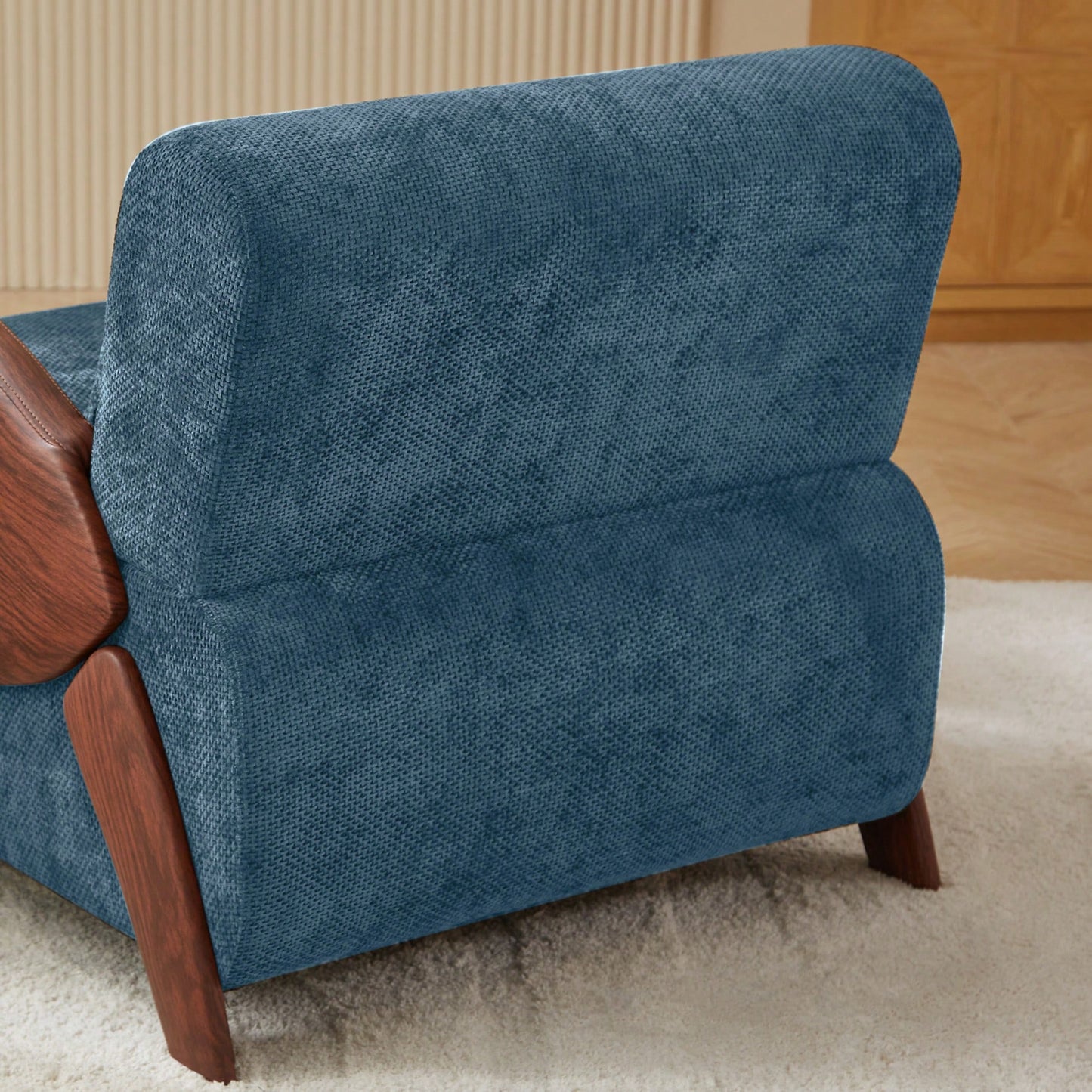 Stylish Modern Accent Armchair With Plush Cushions And Comfortable Armrests For Living Room Bedroom Or Office