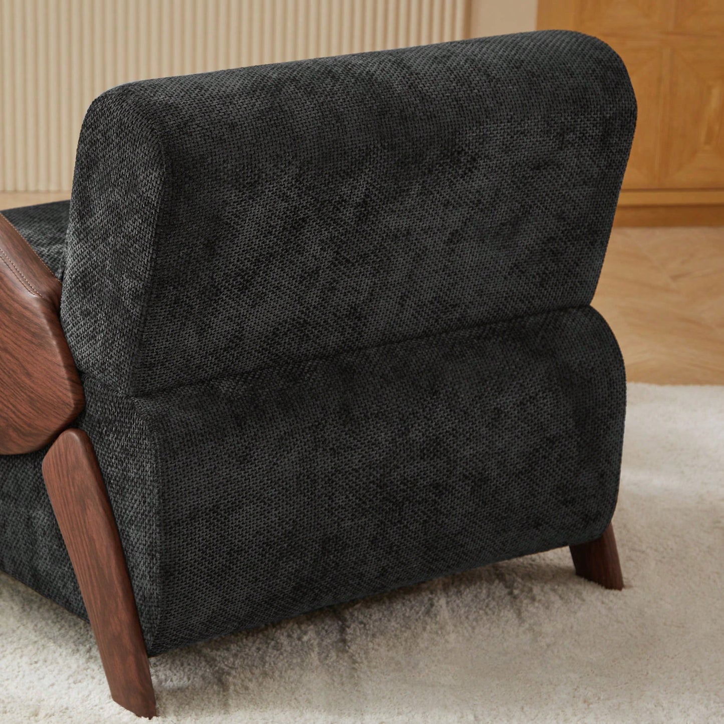 Stylish Modern Accent Armchair With Plush Cushions And Comfortable Armrests For Living Room Bedroom Or Office