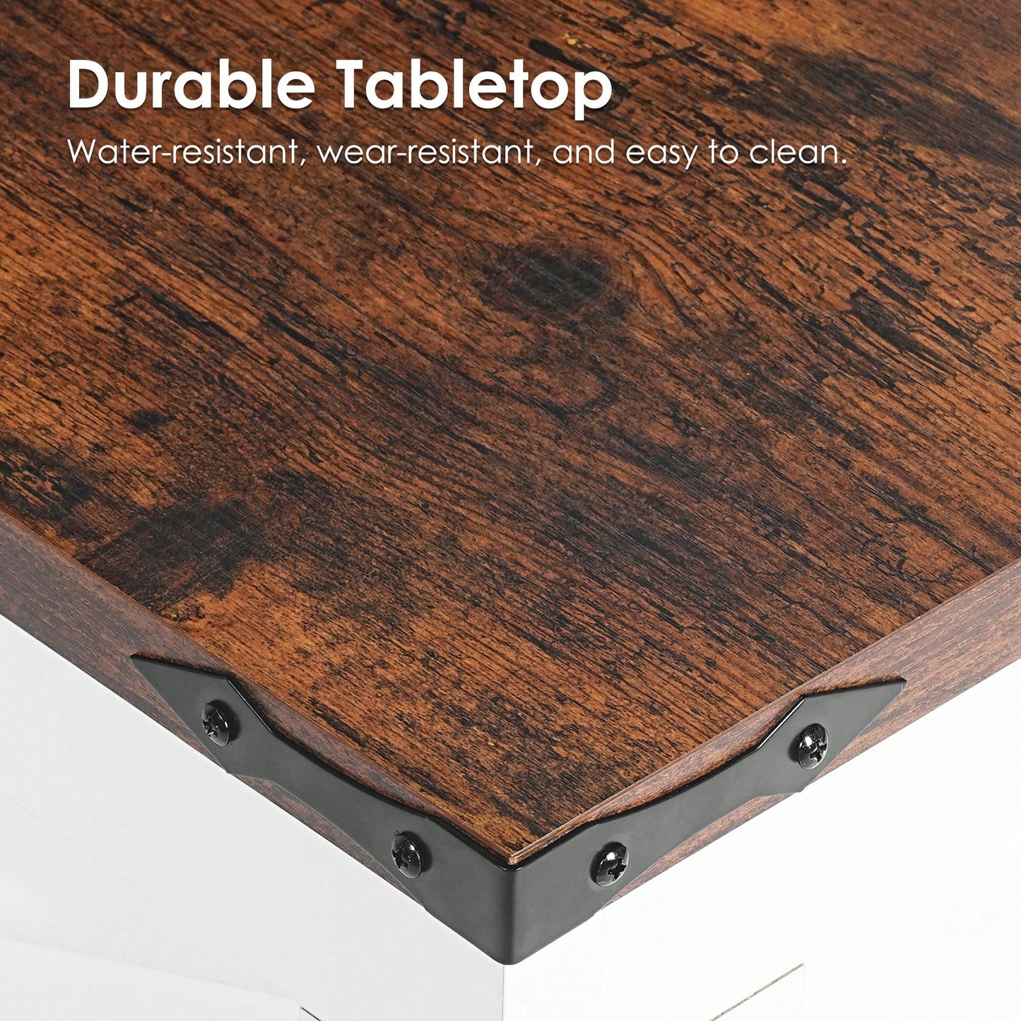 Multi-Functional Vintage White Coffee Table With Lifting Mechanism For Living Room 90CM