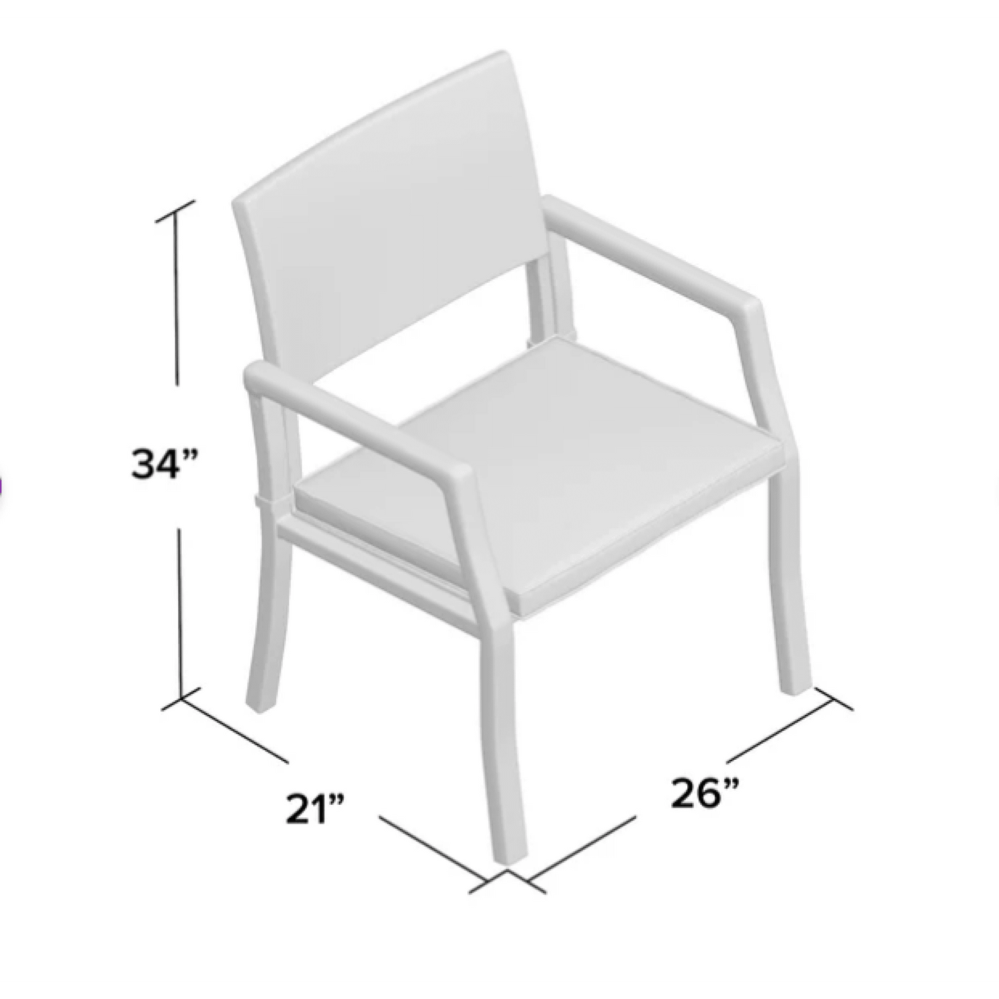 Set Of 2 Stylish Dining Chairs For Modern Home Decor