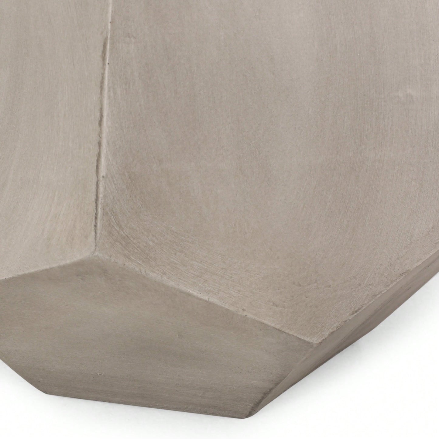 Light Grey Outdoor Side Table For Patio And Garden