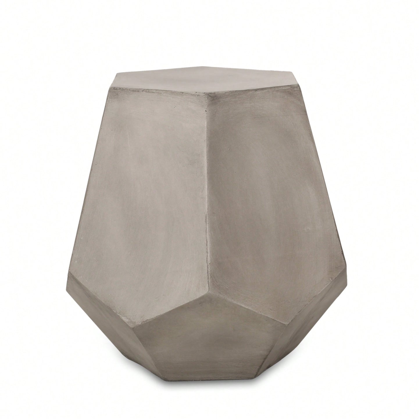 Light Grey Outdoor Side Table For Patio And Garden