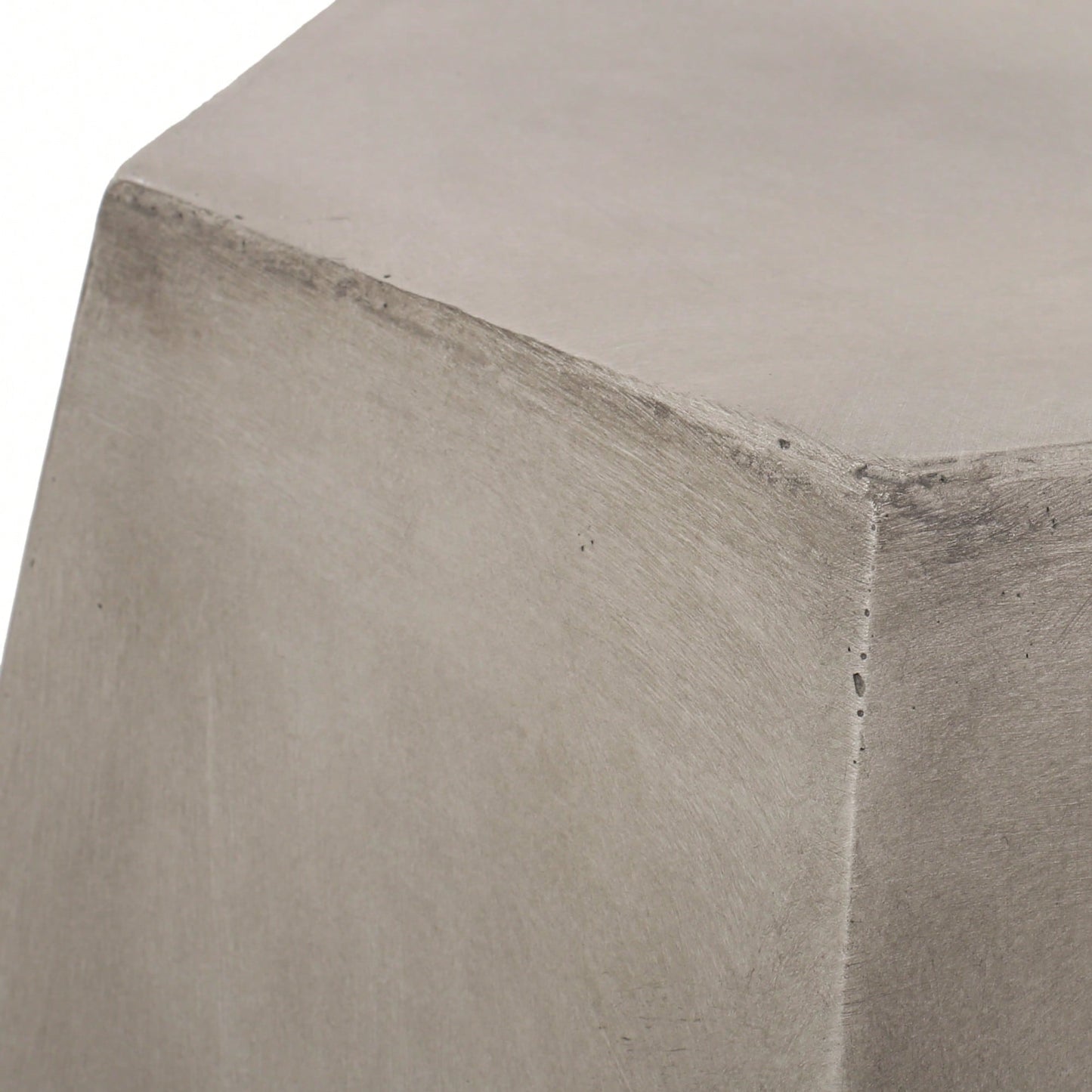 Light Grey Outdoor Side Table For Patio And Garden