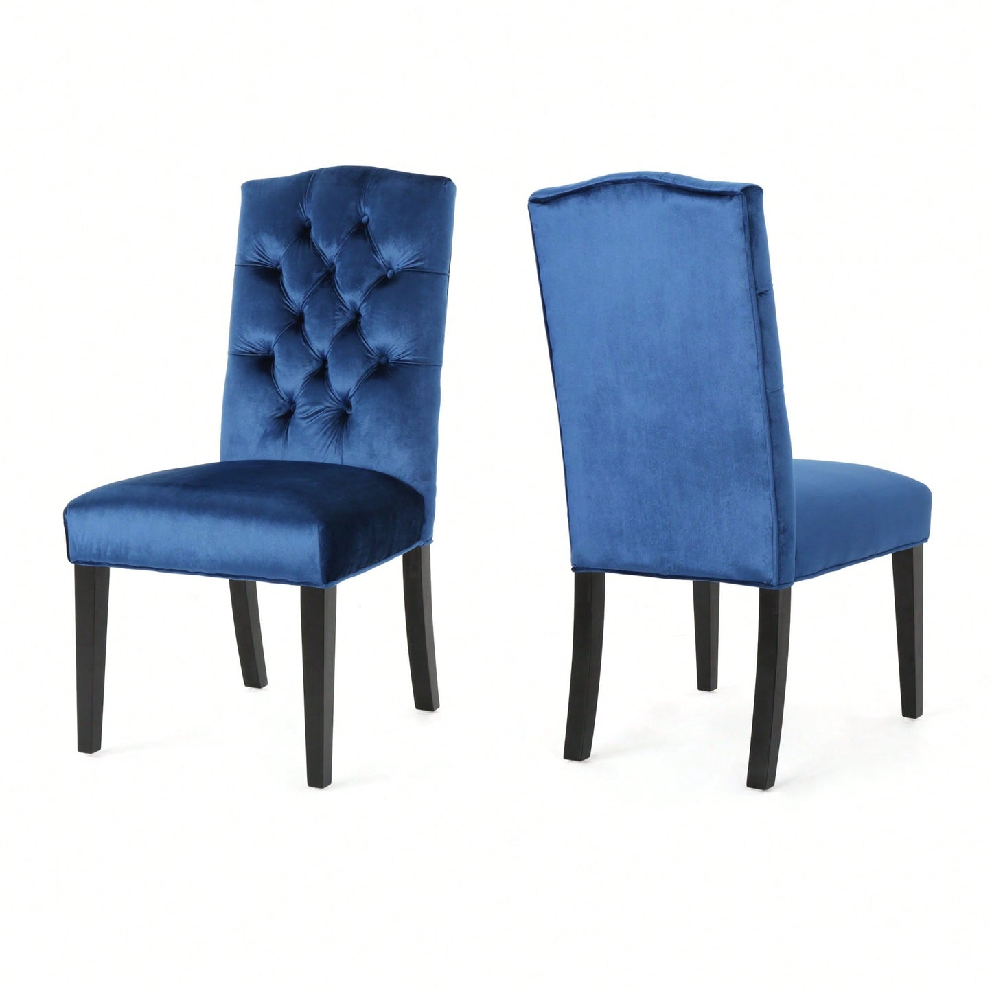 Elegant Tufted Dining Chairs Set Of 2 For Modern Home Decor