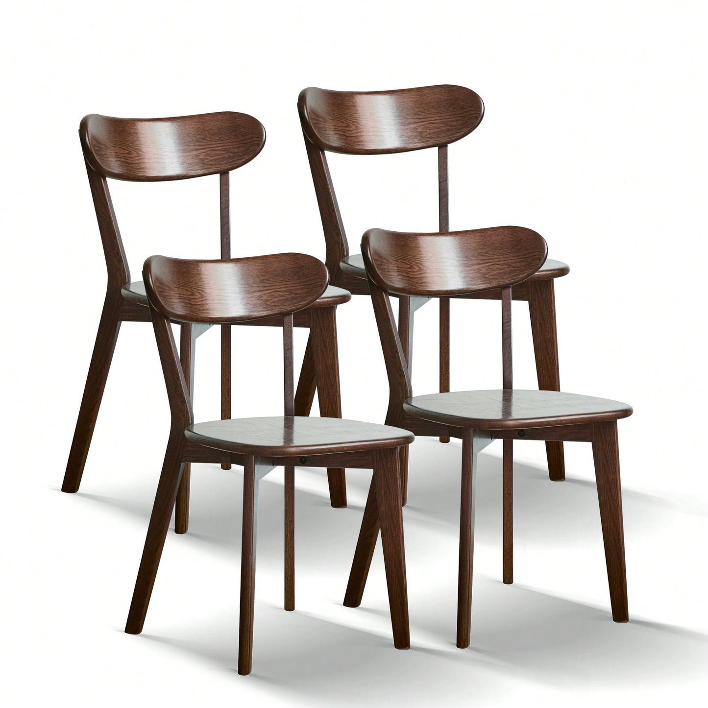 Natural FAS Grade Oak Dining Chair Solid Wood Simple Design 46.5x54x80cm Ideal For Living Room