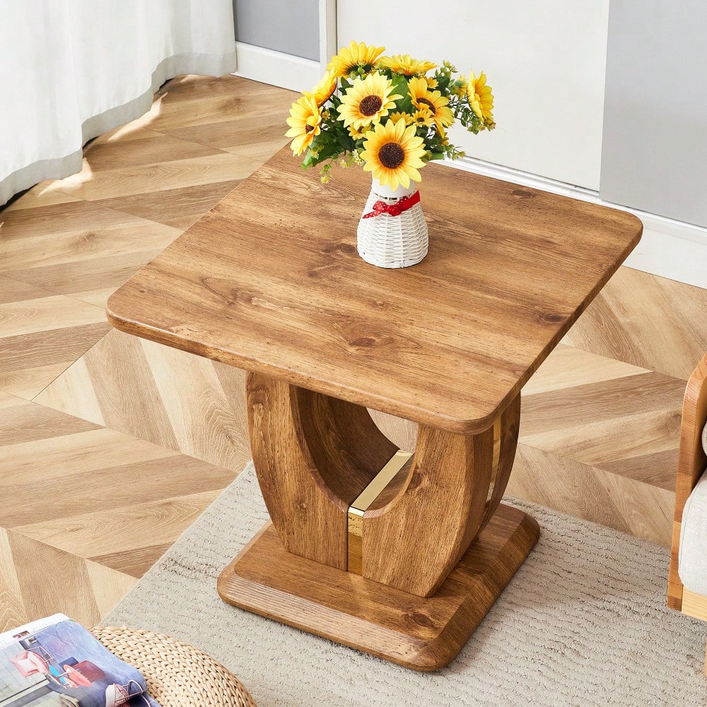 Modern Minimalist Black Marble Square Coffee Table For Cozy Living Spaces