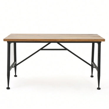 Industrial Wood And Metal Coffee Table For Modern Living Spaces