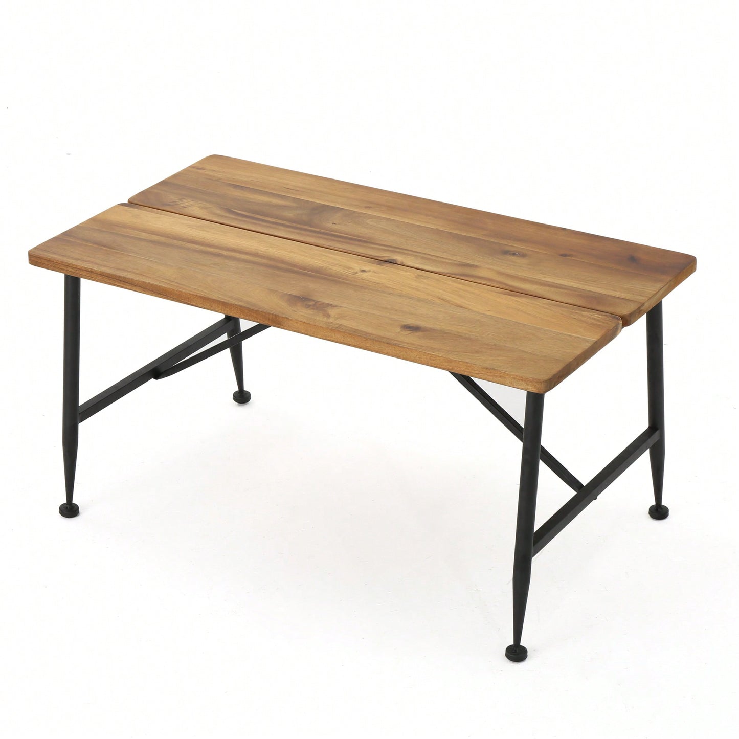 Industrial Wood And Metal Coffee Table For Modern Living Spaces