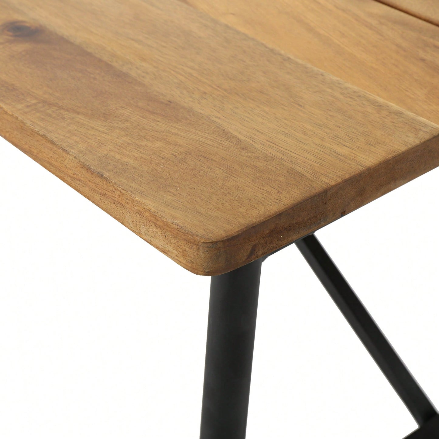 Industrial Wood And Metal Coffee Table For Modern Living Spaces