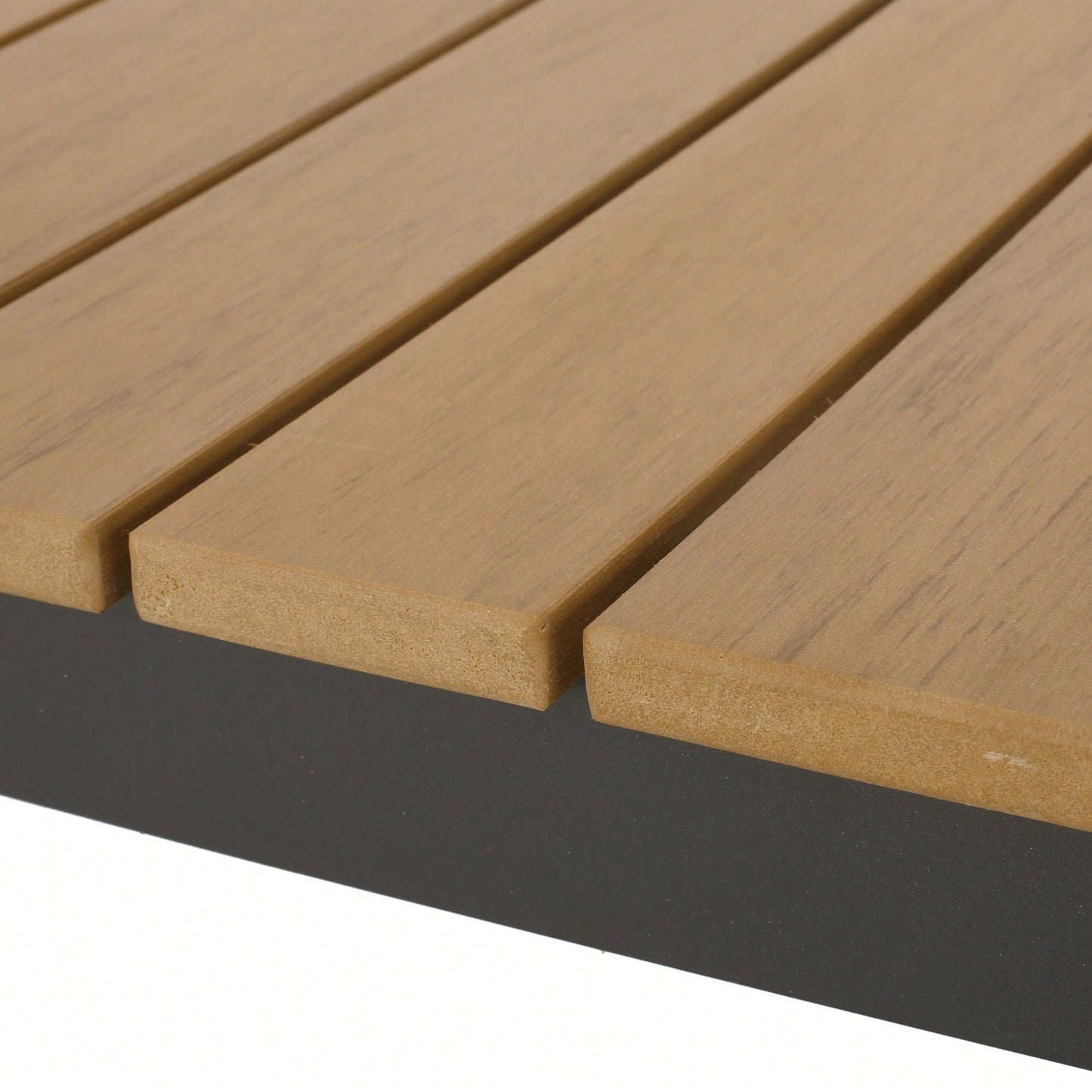 Outdoor Dining Bench For Stylish Patio Seating Gray And Natural