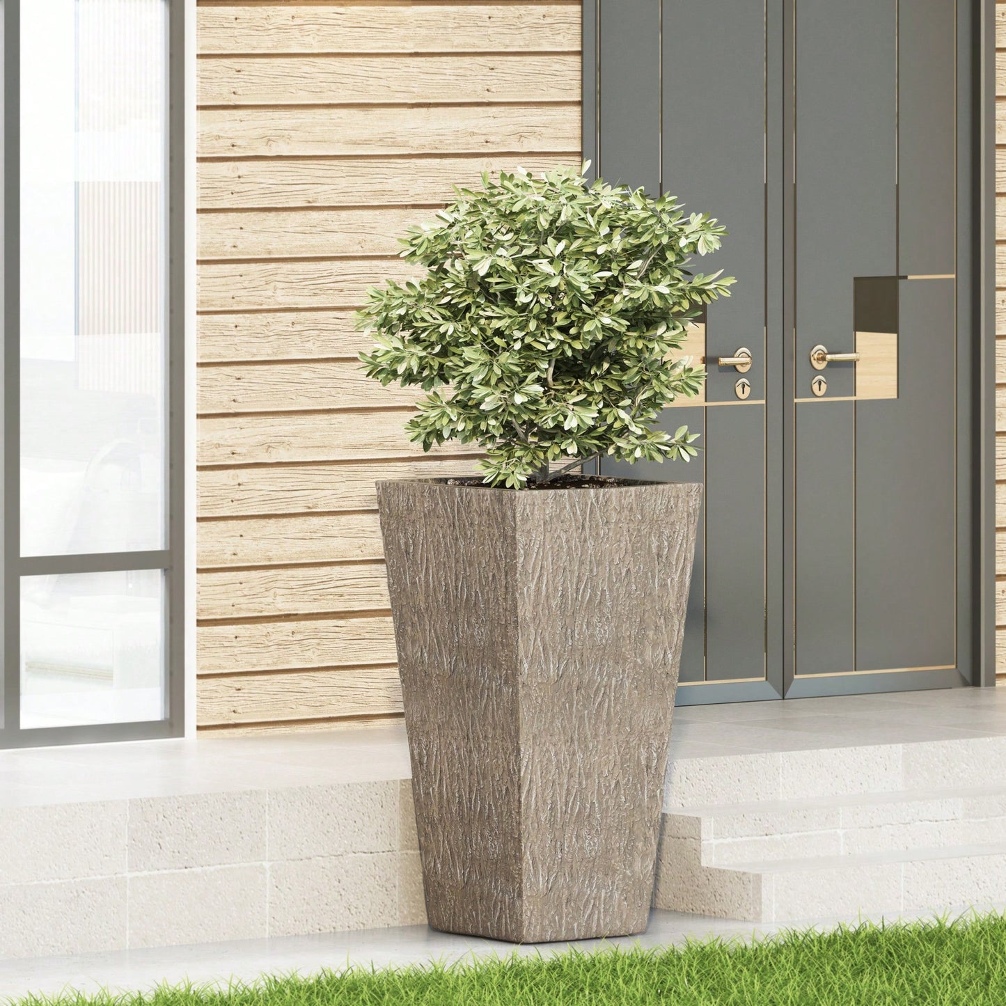 Friendly MGO Planter For Indoor And Outdoor Gardening - Durable, Lightweight, And Stylish Design