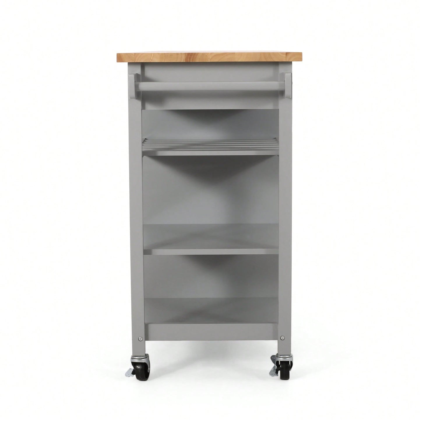 Versatile Rolling Kitchen Cart With Storage And Adjustable Shelves For Dining And Cooking Needs