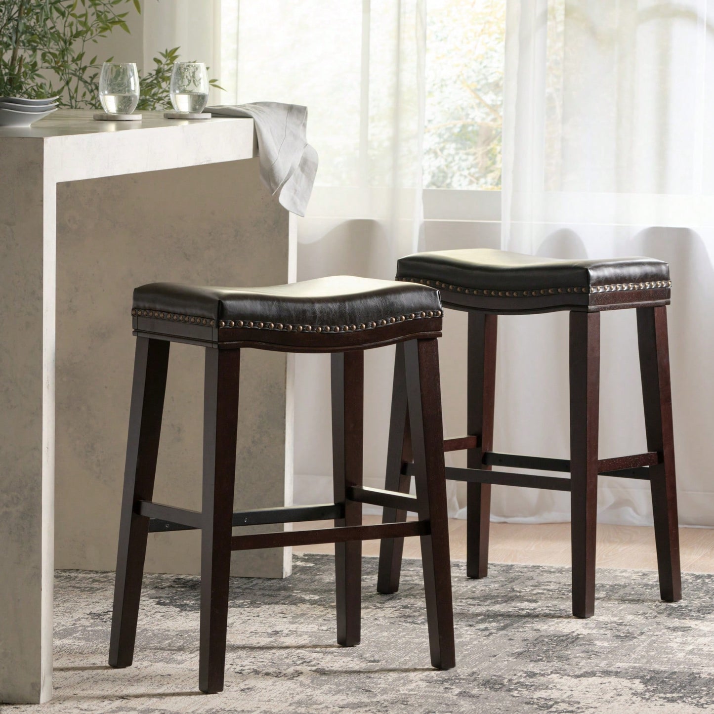 Adjustable Height Saddle Stool With Ergonomic Design For Comfort And Support In Home Or Office