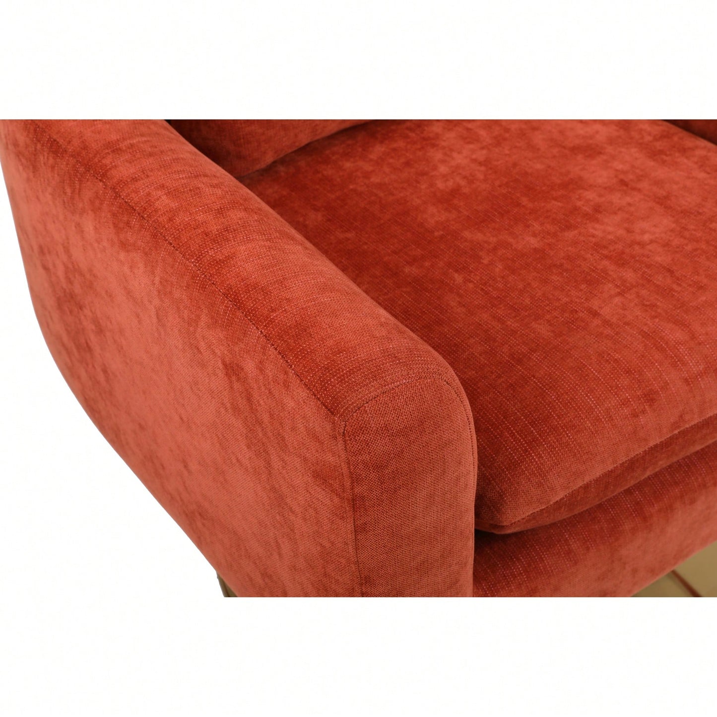 Teddy Fabric 360-Degree Swivel Accent Chair For Stylish Living Room Decor White