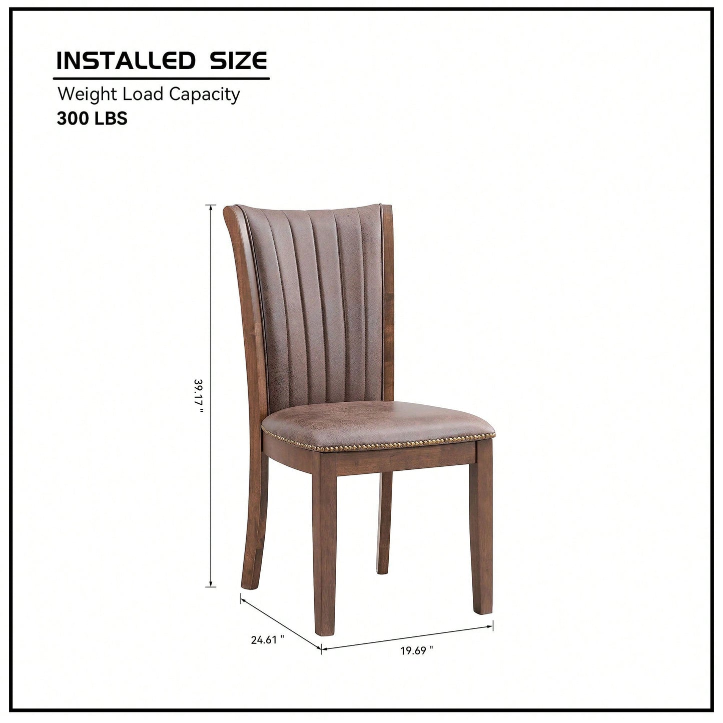 Set Of 2 Modern Fabric Upholstered Dining Chairs Mid Century Open Back Wooden Side Chairs For Kitchen Living Room Restaurant