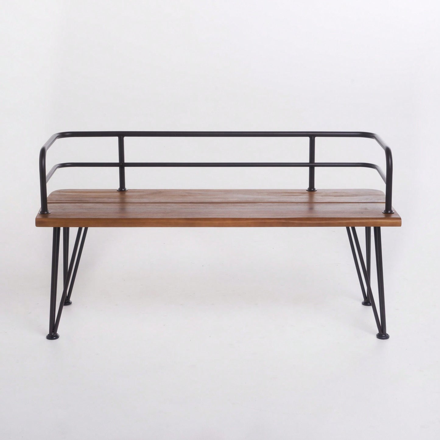 Industrial Wood And Metal Workbench For Versatile Home And Workshop Use