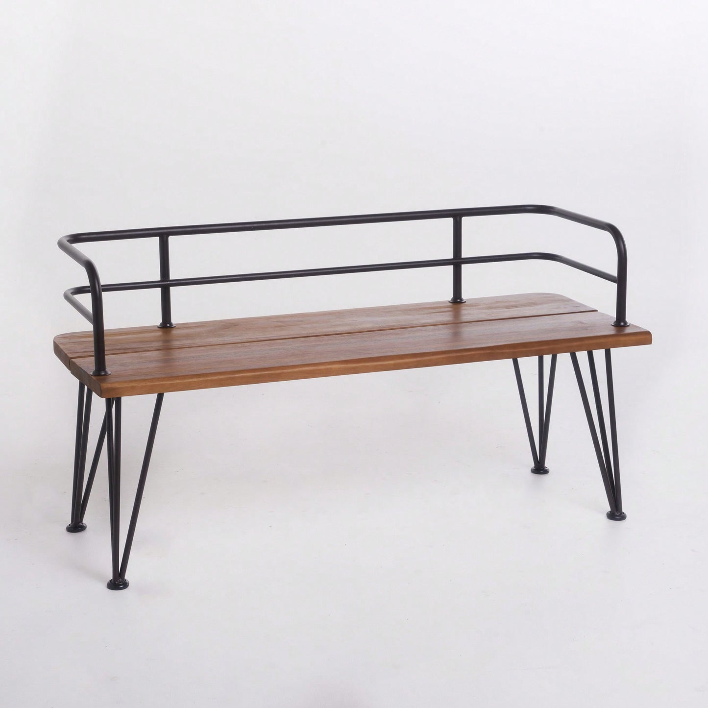 Industrial Wood And Metal Workbench For Versatile Home And Workshop Use