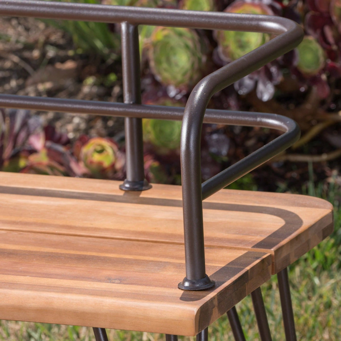 Industrial Wood And Metal Workbench For Versatile Home And Workshop Use