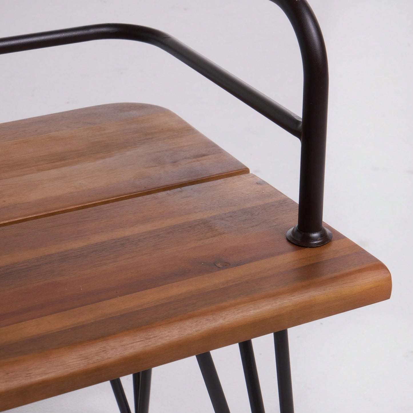 Industrial Wood And Metal Workbench For Versatile Home And Workshop Use