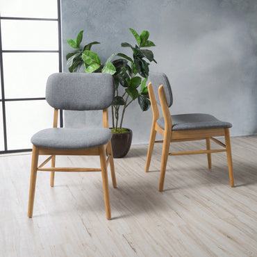Elegant Set Of 2 Modern Dining Chairs For Home And Office Use