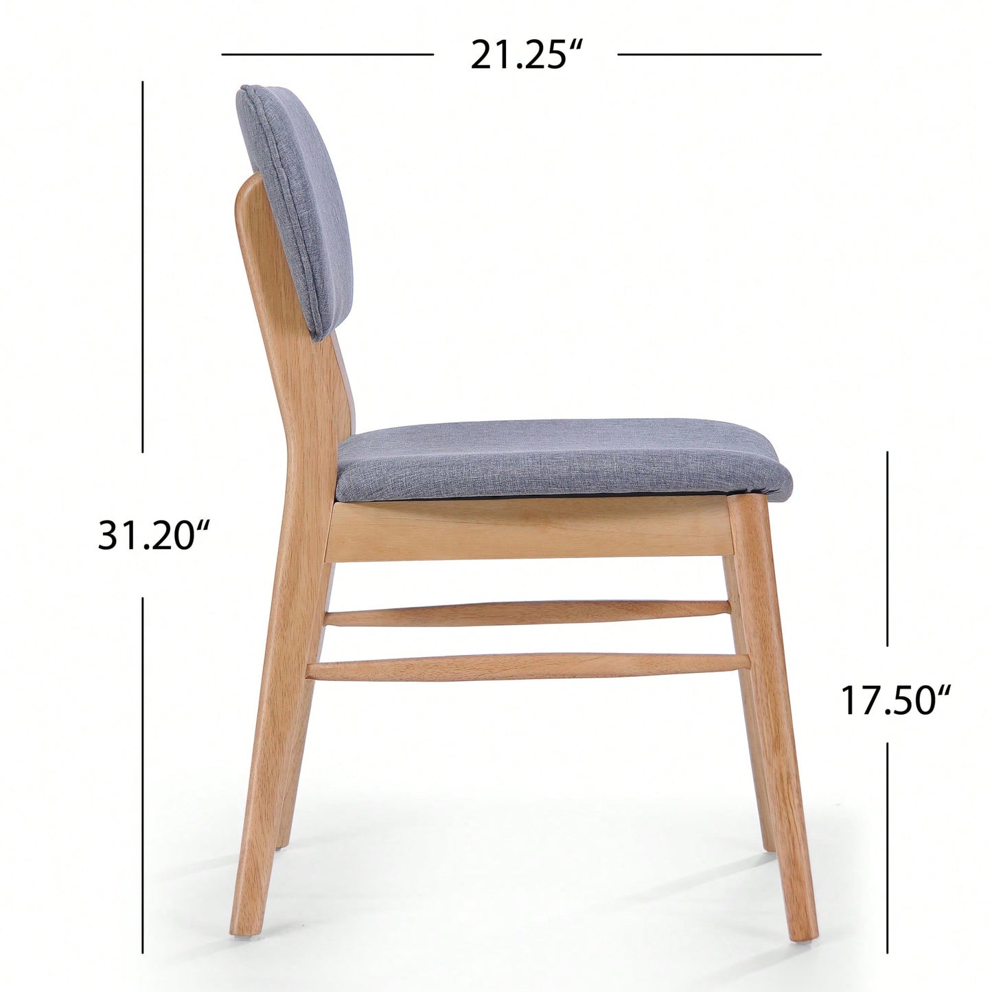 Elegant Set Of 2 Modern Dining Chairs For Home And Office Use